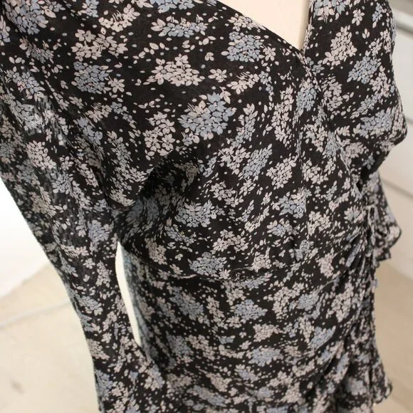 Veronica Beard, Black Multi Sean Dress Size 8 - Picture 8 of 11